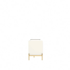 Rack Jasper 185 cm - Off White Fosco c/ Dourado